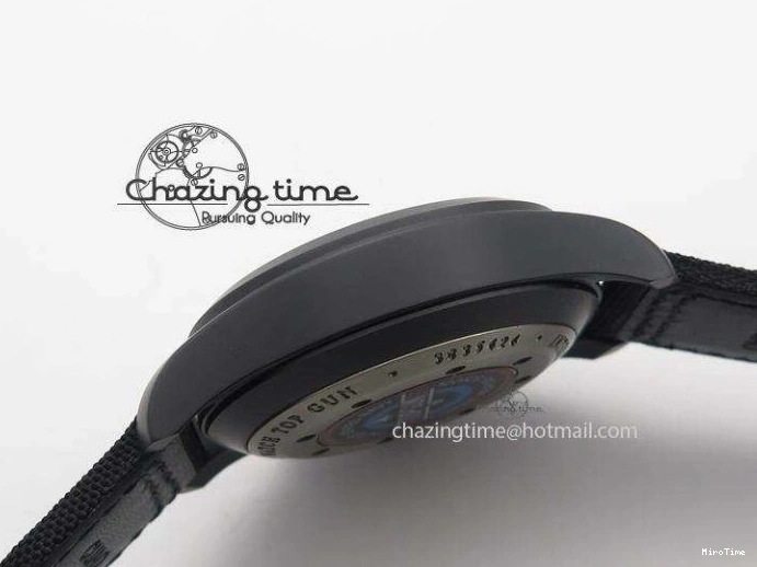 MIROTIME 0404 Comfortable Pilot Chrono IW388003 Real Ceramic ZF 1:1 Best Edition On Black Nylon Strap A 7322